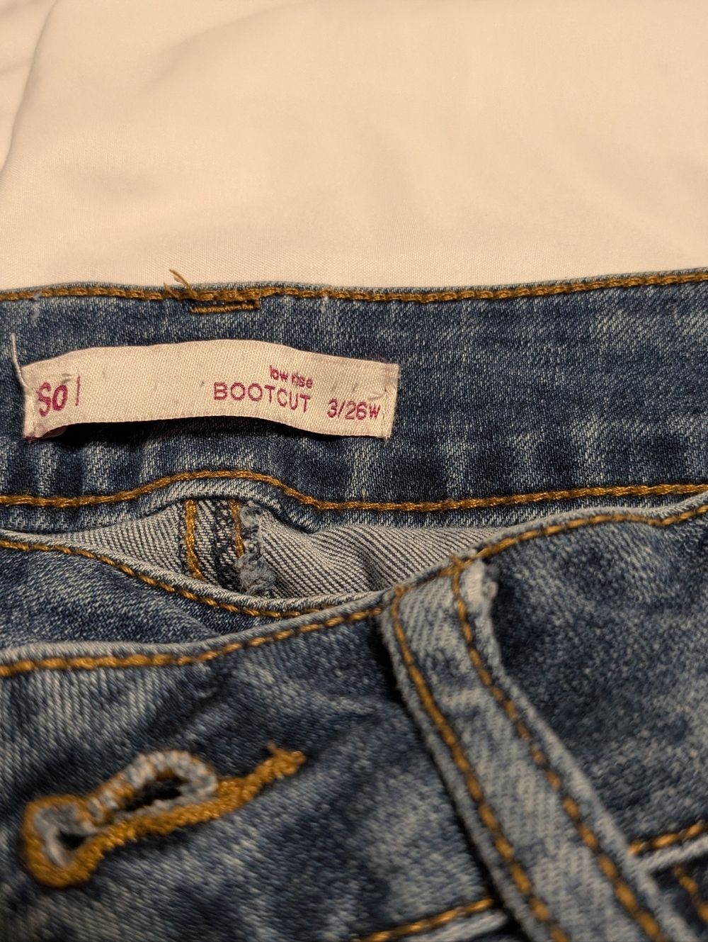 SO Dark Indigo Flare Jeans - Picture 2 of 3